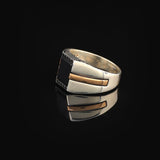 Men’s Sterling Silver Onyx Ring — image 5
