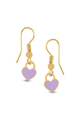 Purple Heart Earrings — image 1
