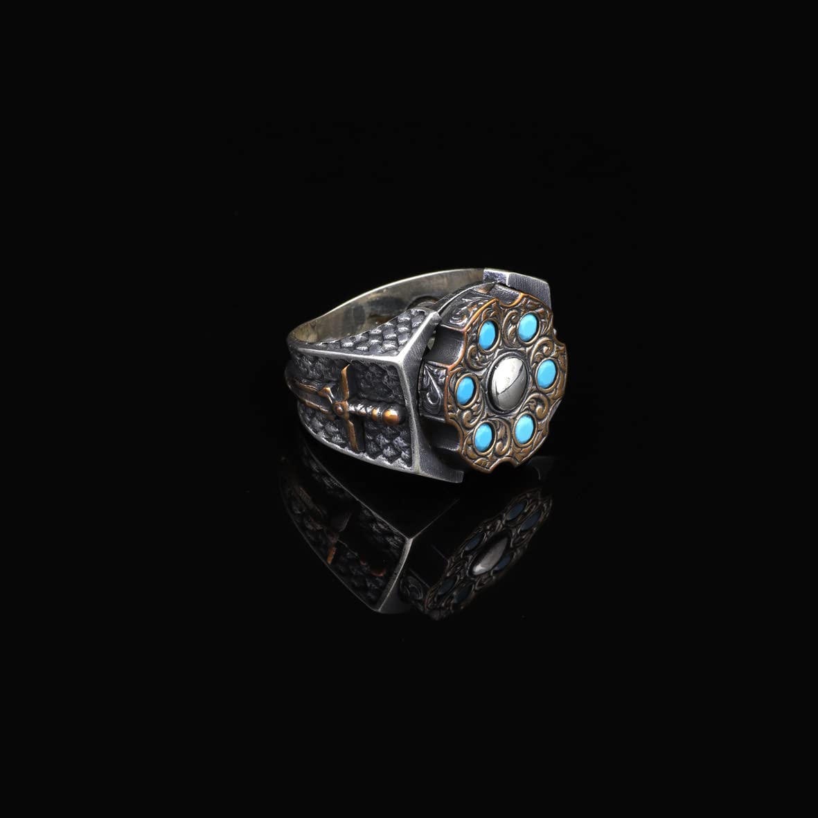 Turquoise Ring Men
