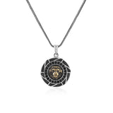 Lion Necklace with Onyx Stone — image 1