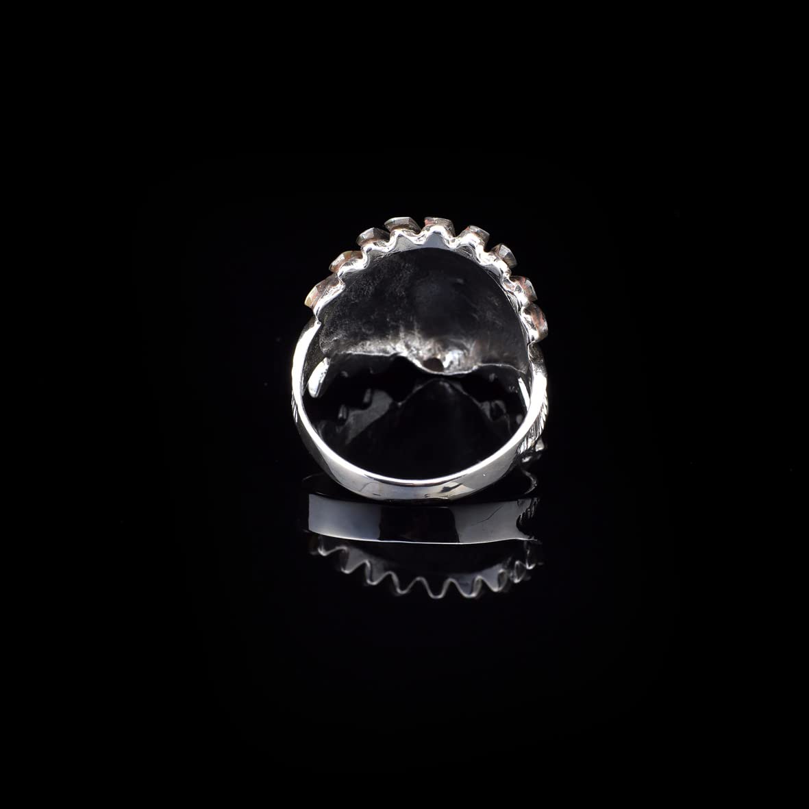 American Indian Chief Handmade Silver Men Ring