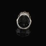 Vintage Zultanite Ring with Micro Onyx Stone – Ottoman Gemstone Sterling Silver Ring for Men – Handmade Engagement Ring – Custom Engraving – Gift with Silver Polishing Cloth — image 6
