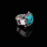 Handmade Vintage Malachite and Micro Onyx Gemstone 925 Sterling Silver Ring for Men - 925 sterling silver rings for men - Birthday Gifts — image 3