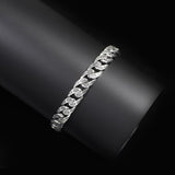 Made to Order Men's Gothic Vintage Pattern Hand-Engraved 925 Sterling Silver Chain Bracelet with Personalized Touch and Silver Polishing Cloth Gift — image 3