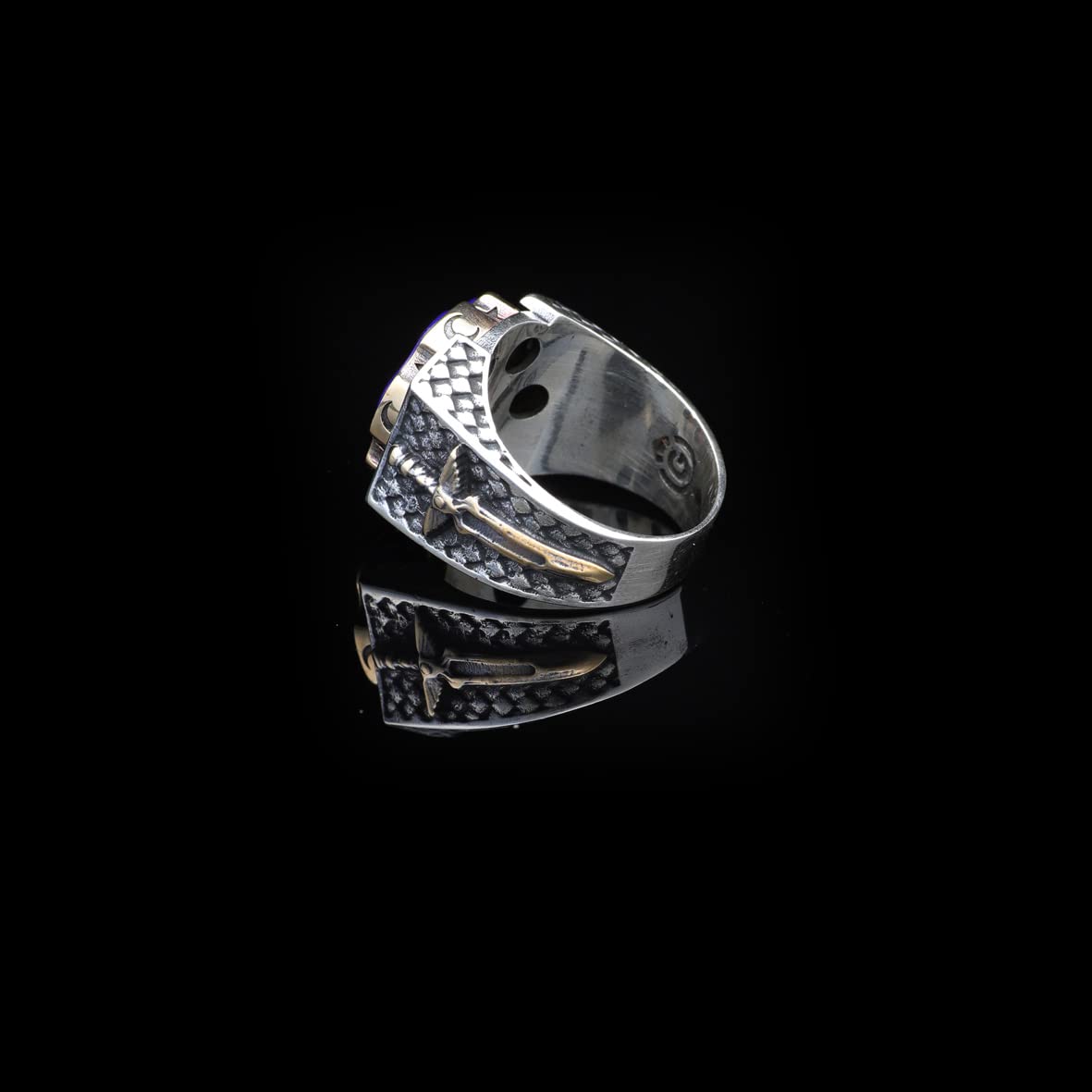 Natural Lapis Lazuli Stone Ring