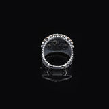 Mother of Pearl Gemstone Handmade Mens Ring — image 5