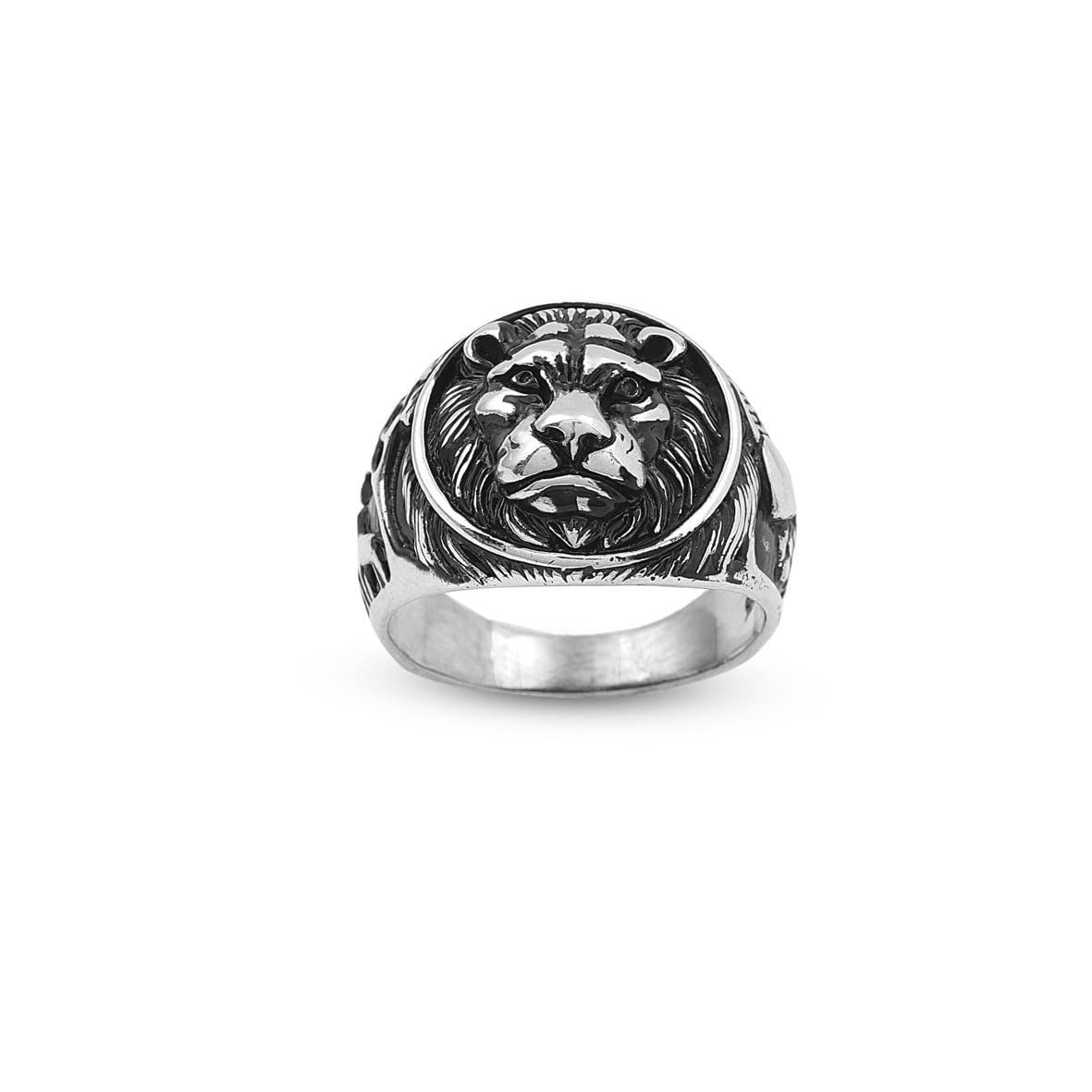 925K Sterling Silver Lion Ring