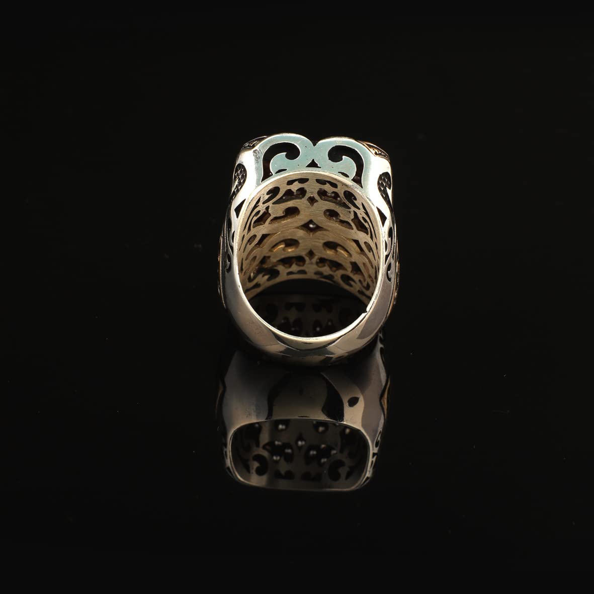 Silver Large Ring