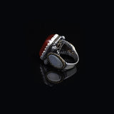 Men Handmade Carnelian Stone Ring — image 5