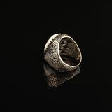 Turquoise Stone Men Silver Ring — image 5