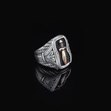 925 Sterling Silver Sword Ring - Custom Signet Ring for Men — image 3