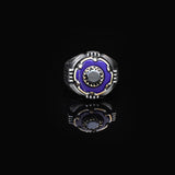 Men's 925 Sterling Silver Lapis Lazuli Rotating Ring - Black Onyx Rotating Ring for Men - Birthday Gifts — image 2