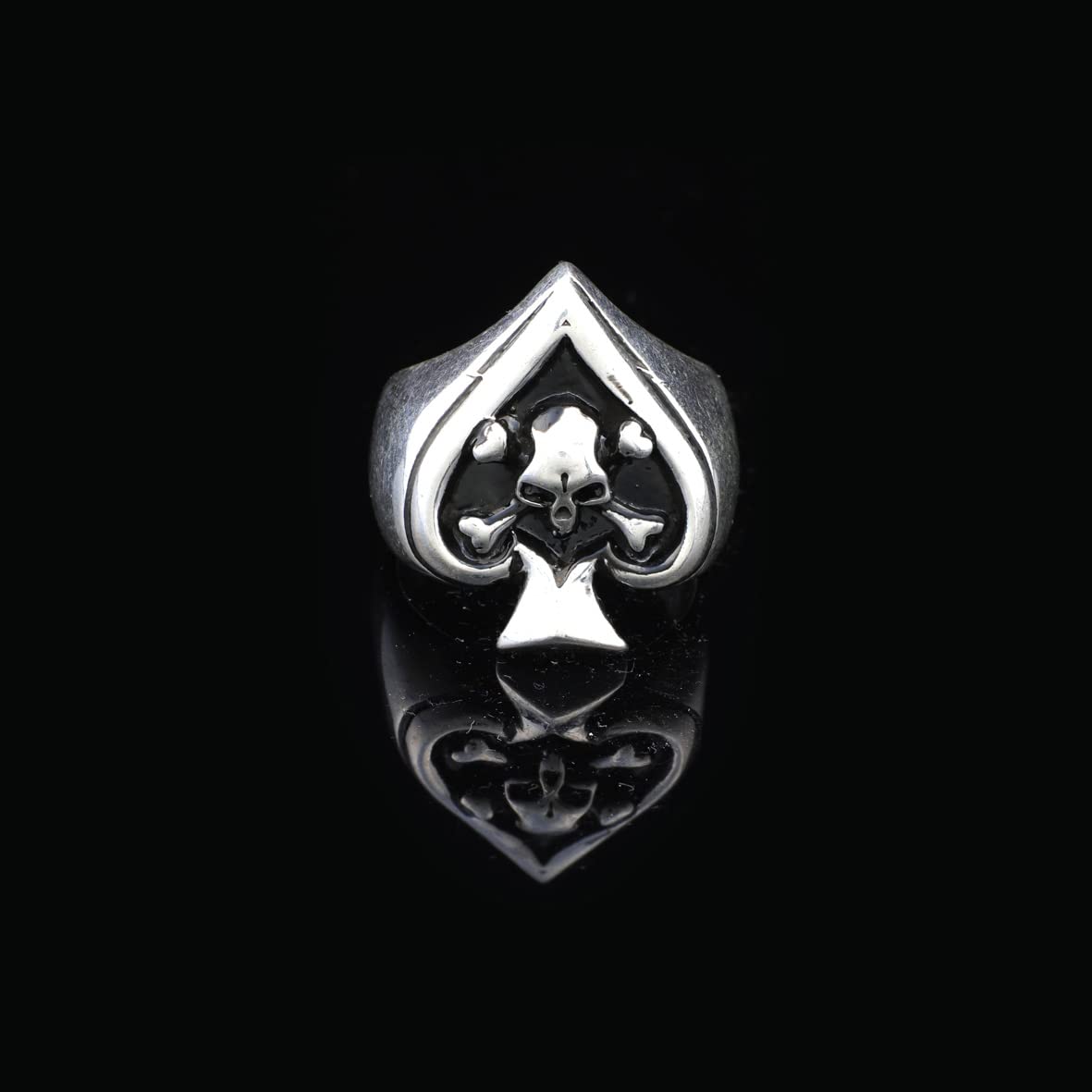 Sterling Silver Spade Ring