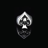 Sterling Silver Spade Ring — image 2
