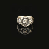 Lion Ring Silver Signet Ring Animal Gothic Ring Statement Ring Vintage Ring Pinky Ring Sterling Silver Ring Gift for Him Handmade — image 6