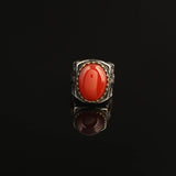 Men Handmade Carnelian Stone Ring — image 2