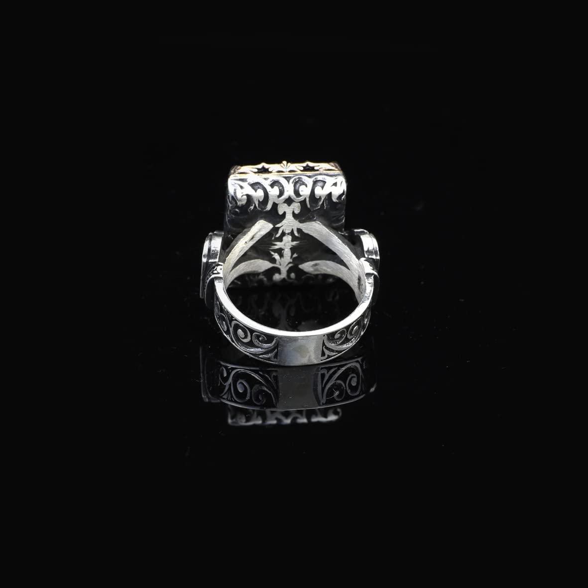 Zircon Sapphire Stone Ring