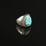 Mens Turquoise Ring — image 2