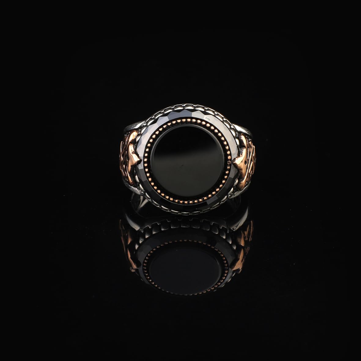 Men’s Black Onyx Sterling Silver Ring