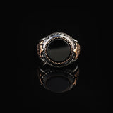 Men’s Black Onyx Sterling Silver Ring — image 3