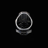 Handmade Eagle Custom Signet Ring - 925 Sterling Silver Men's Jewelry with Animal Design and Silver Polishing Cloth Gift — image 4