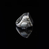 Handmade 925 Sterling Silver Personalized Rings - Custom Photo Ring with Name Engraving — image 4