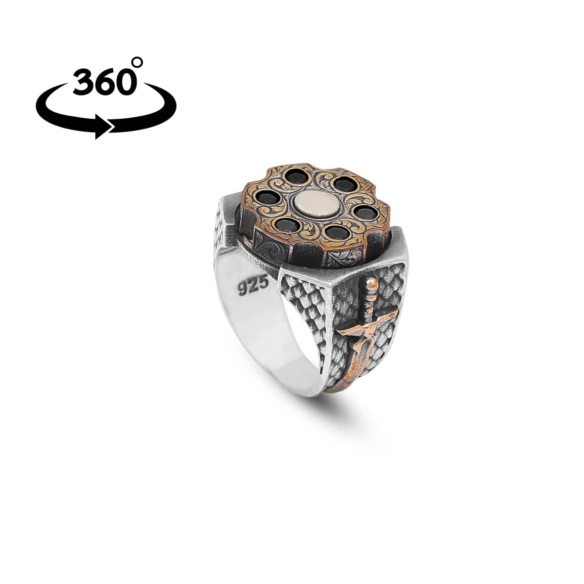 Black Onyx Men's Ring