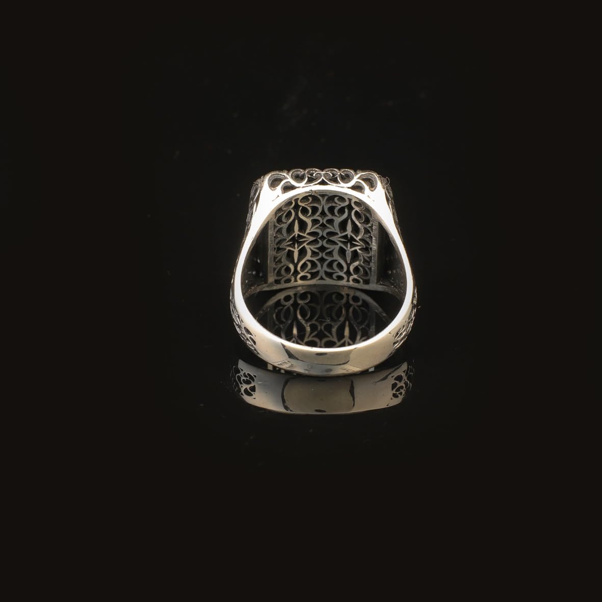 Lion Ring Gothic Ring Animal Signet Ring Vintage Ring Sterling Silver Ring Pinky Ring Statement Ring Gift for Him