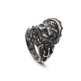 Handmade 925 Sterling Silver Poseidon Mythology Ring - Men's Jewelry — image 1