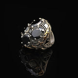 Ottoman Onyx Ring – Handmade Large Statement Vintage Gemstone Ring — image 5
