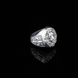 Handmade 925 Sterling Silver 3D Lion Signet Oxidized Ring - Men's Jewelry with Silver Polishing Cloth Gift — image 5