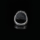 Handmade Mother of Pearl Ring in Ottoman Style - 925 Sterling Silver Men's Gemstone Jewelry — image 4