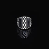 925K Sterling Silver Onyx Stone Ring — image 2