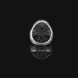 Tiger Eye Ring – Ottoman Vintage 925 Sterling Silver Engagement Ring – Promise Ring for Him – Gemstone Gift for Husband — image 6