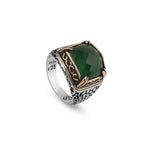 925K Sterling Silver Jade Ring — image 1