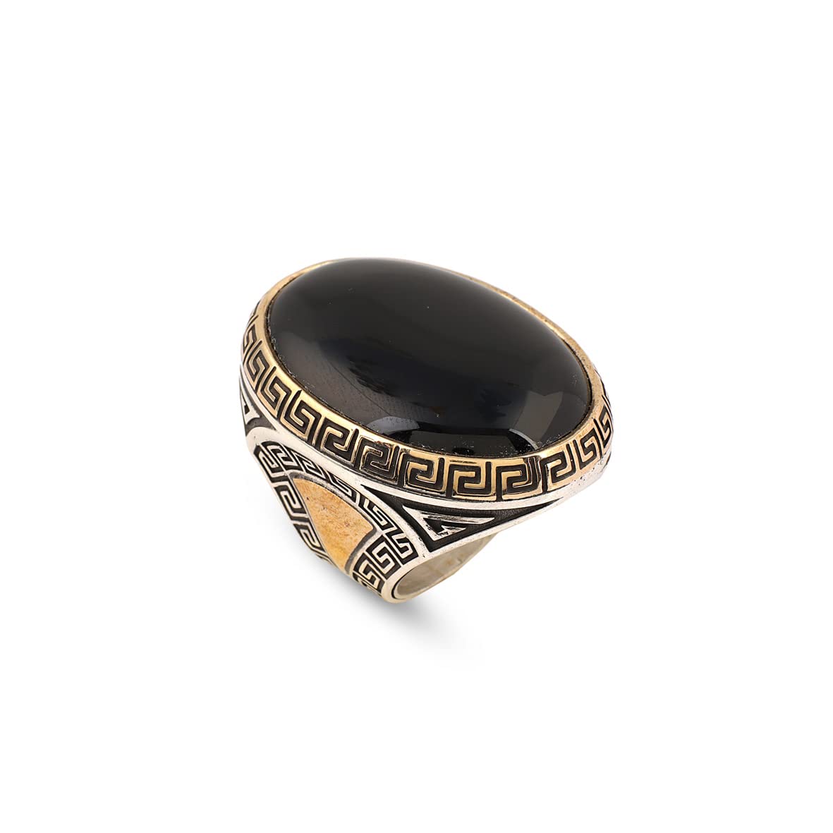 Silver Large Stone Ring