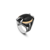 925K Sterling Silver Ring Onyx Ring — image 1