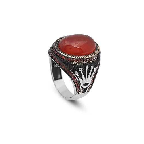 Carnelian Stone Ring