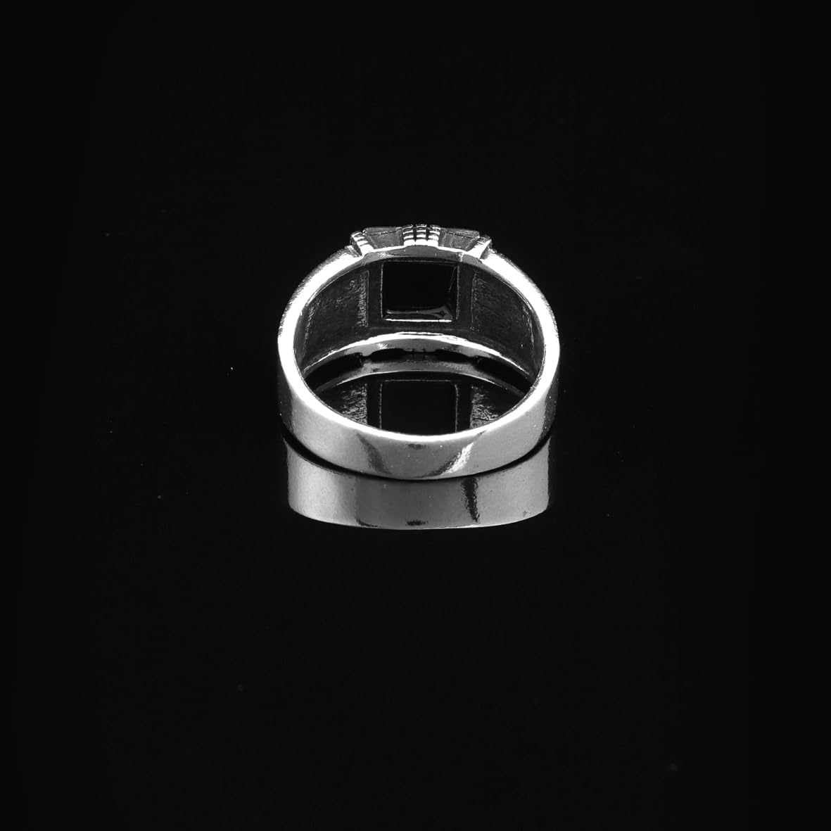 Handmade Black Onyx Signet Ring