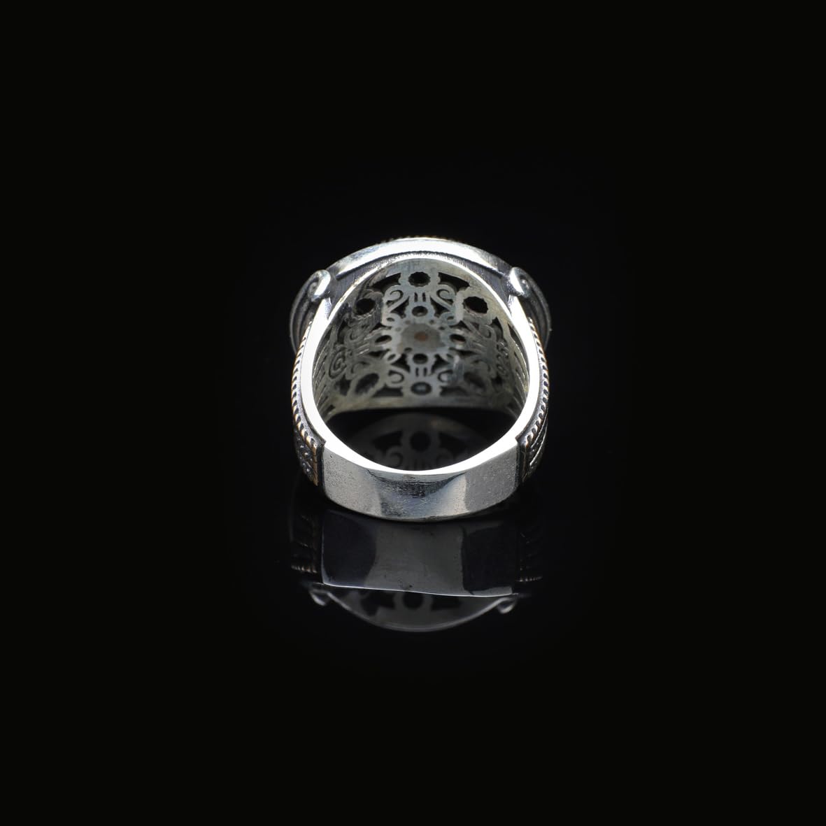 Men's Rotating Watch Ring - 925 Sterling Silver Jewelry with Style - Rotating Design in 925 Sterling Silver - Birthday Gifts