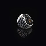 Turquoise Stone Men Silver Ring — image 4