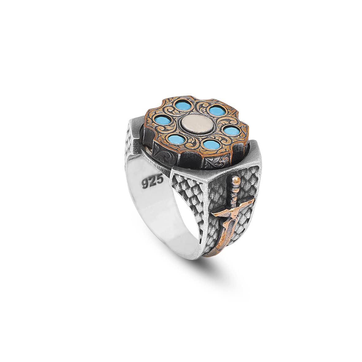 Turquoise Ring Men
