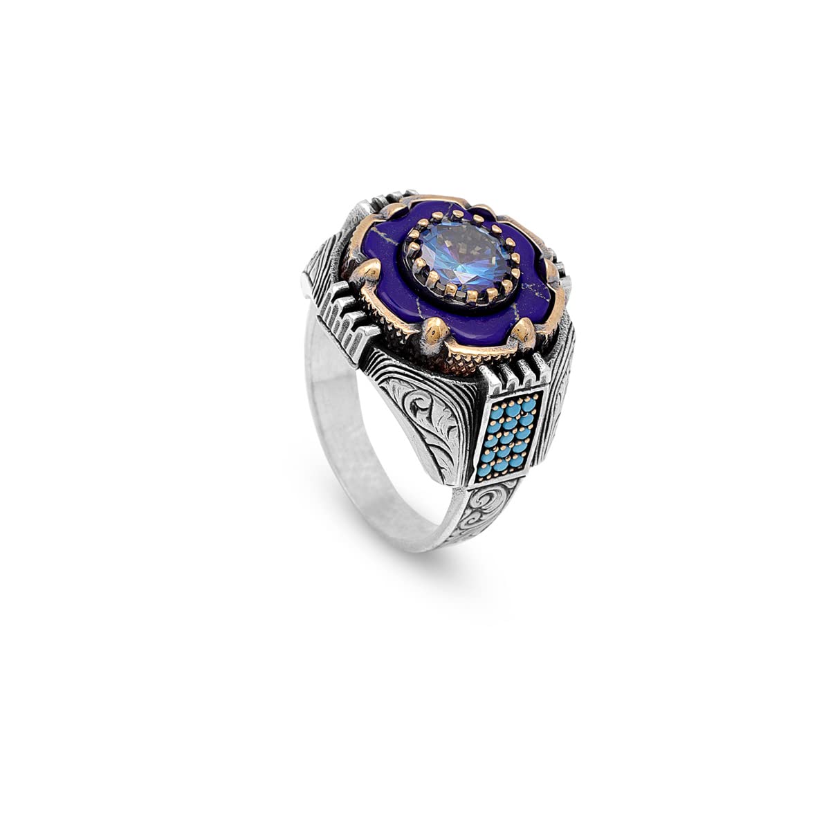Natural Lapis Lazuli Stone Ring