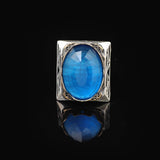 Aquamarine Ring - Large Gemstone Ring for Men — image 3