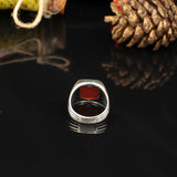 Men Handmade Carnelian Stone Ring — image 4