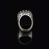 Lapis Lazuli Ring with Micro Onyx Stone — image 6