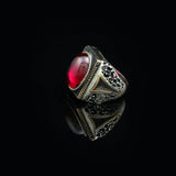 Men Handmade Carnelian Stone Ring — image 4