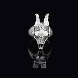 925K Sterling Silver Goat Ring — image 2