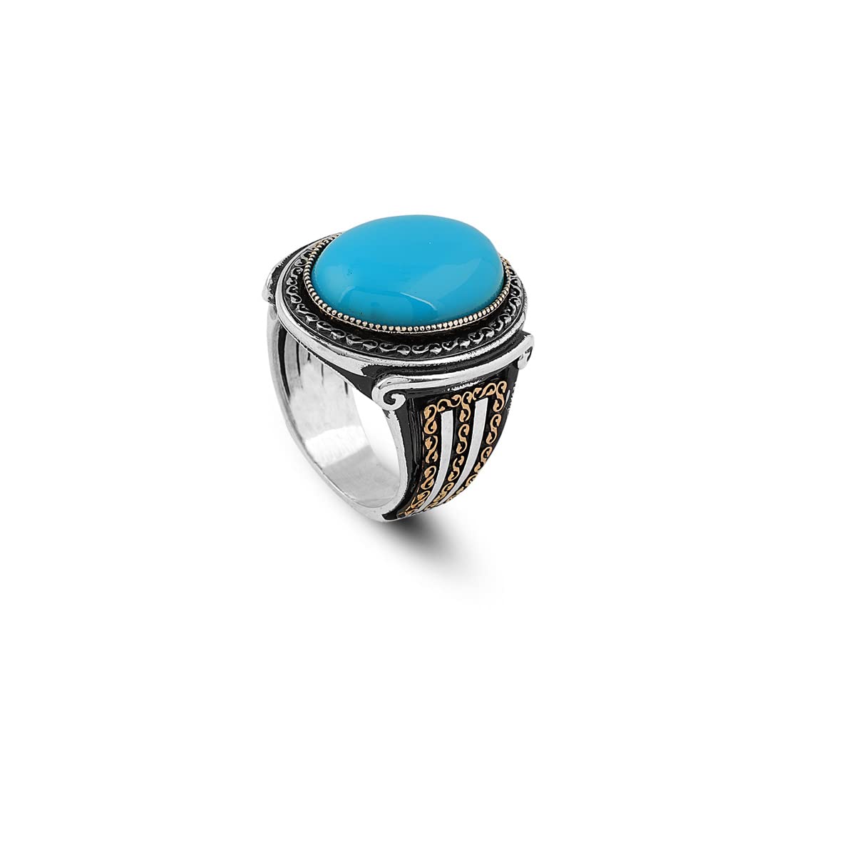 Mens Turquoise Ring