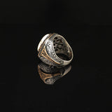 Turquoise Stone Men Silver Ring — image 5